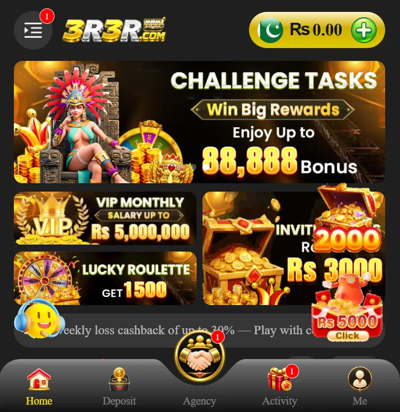 3R3R Game App