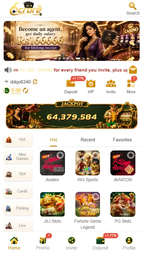 6crore Game App