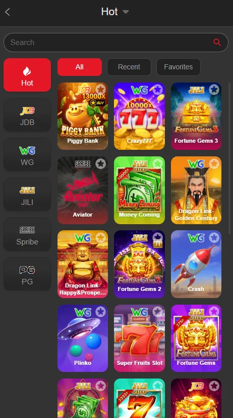 88EF Game Types