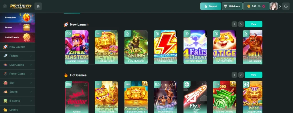 PKCLUB777 Game App