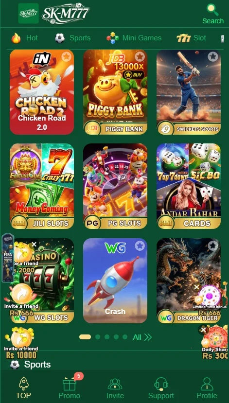 SK-M777 Game App