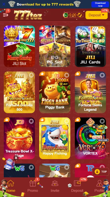 777TEZ Game App