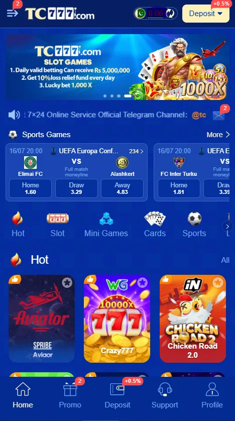 TC777 Game App