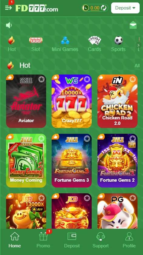 FD777 Game App