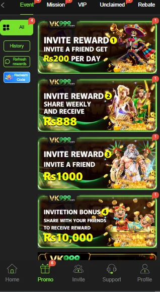 VK999 Game Promotions
